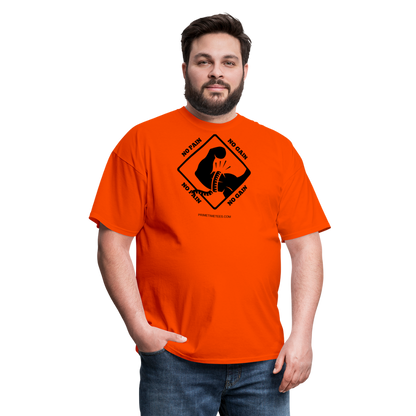 NO PAIN NO GAIN Unisex Classic T-Shirt - orange