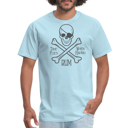 PIRATE RUM Unisex Classic T-Shirt 100% COTTON - powder blue