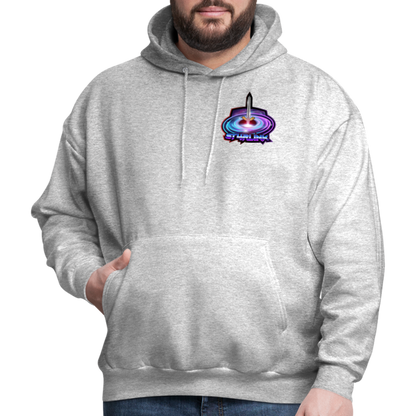 ST4RLINK Men's Hoodie Small Logo - heather gray