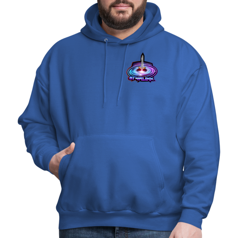 ST4RLINK Men's Hoodie Small Logo - royal blue