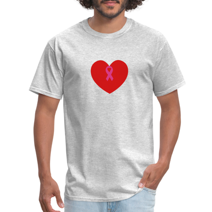 I HEART BOOBIES Unisex Classic T-Shirt - heather gray