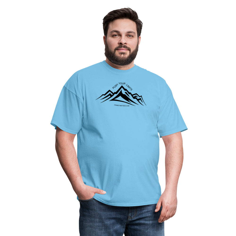 PUSH YOUR LIMITS Unisex Classic T-Shirt - aquatic blue