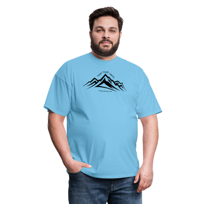 PUSH YOUR LIMITS Unisex Classic T-Shirt - aquatic blue