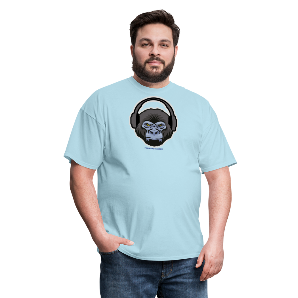 GORILLA HEADPHONES Unisex Classic T-Shirt - powder blue