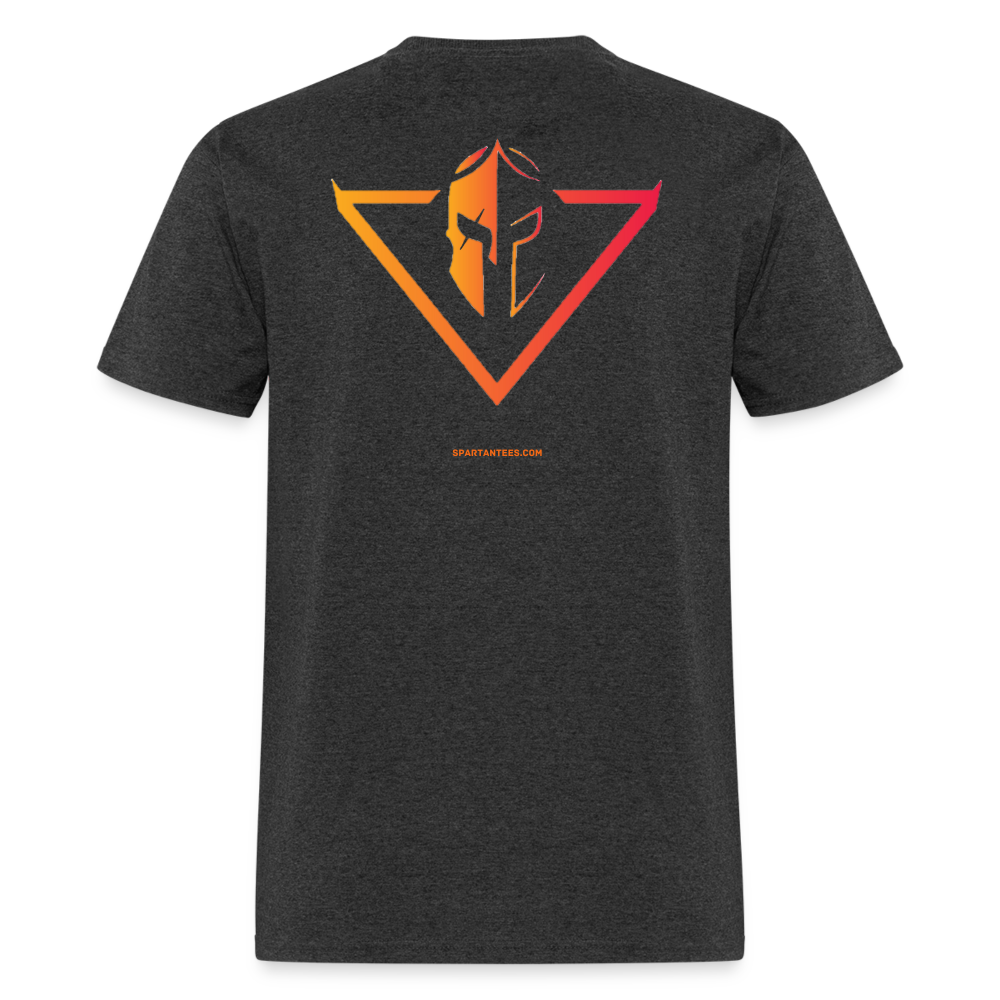 SPARTAN Triangle Large Back - heather black