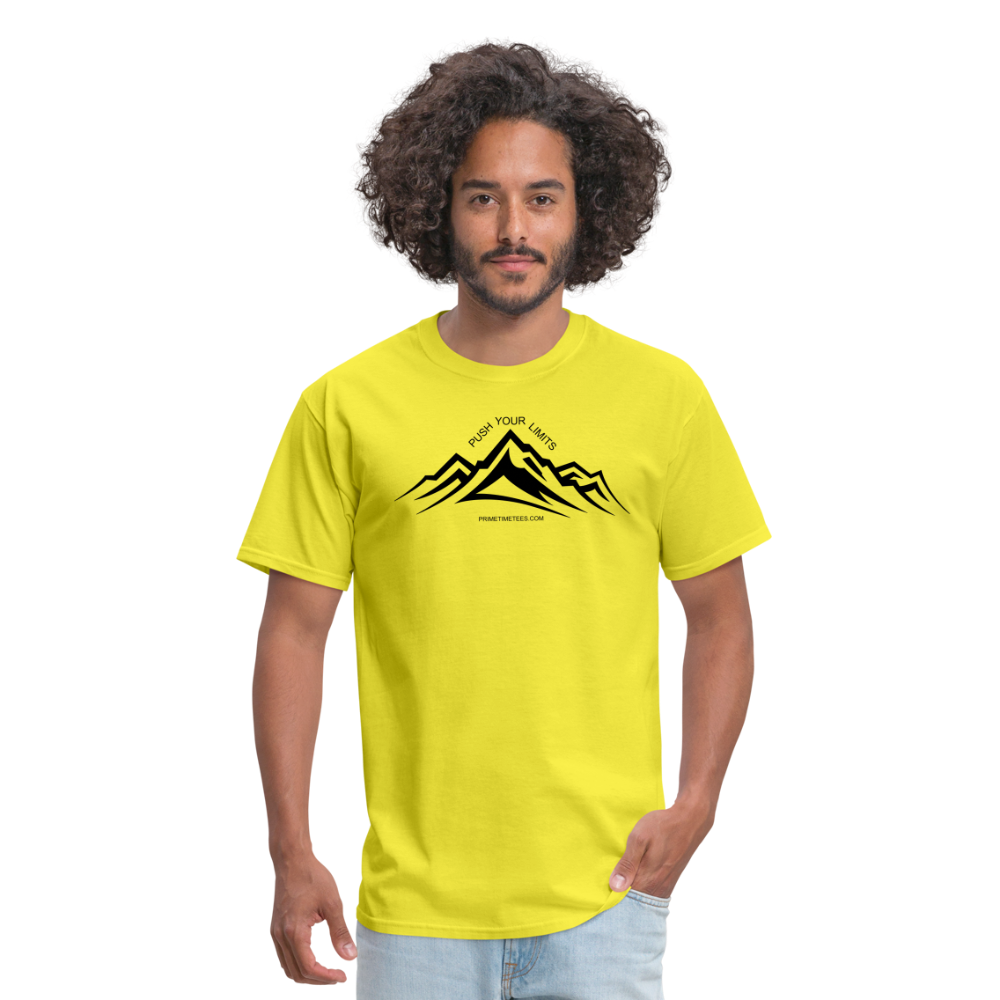 PUSH YOUR LIMITS Unisex Classic T-Shirt - yellow