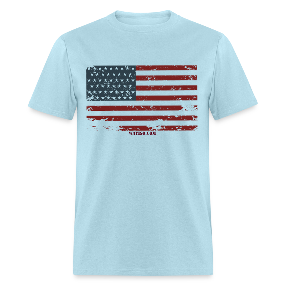 US FLAG - powder blue