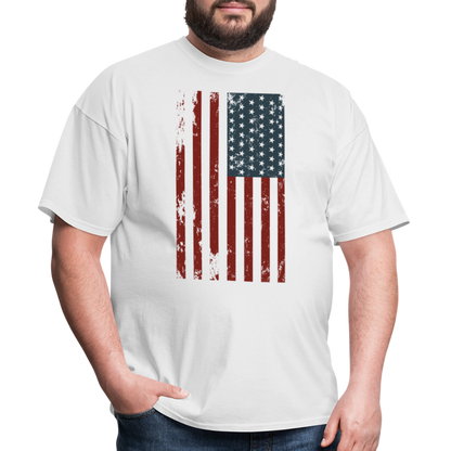 US FLAG - VERTICAL - white