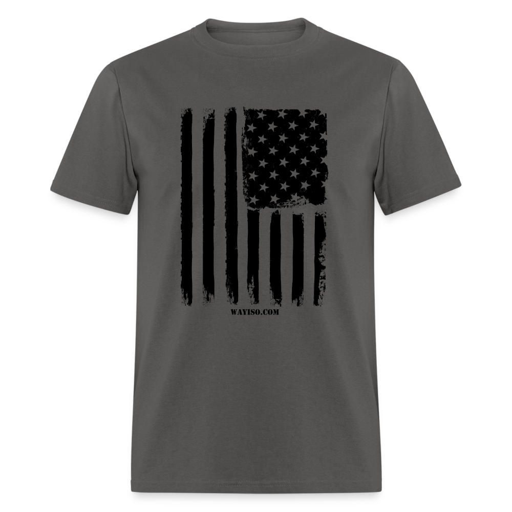 US FLAG - BLACK - charcoal