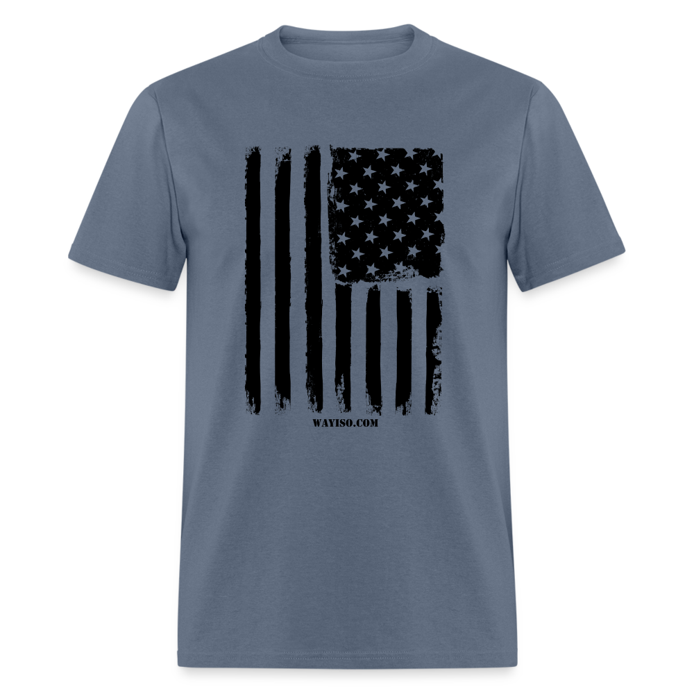 US FLAG - BLACK - denim