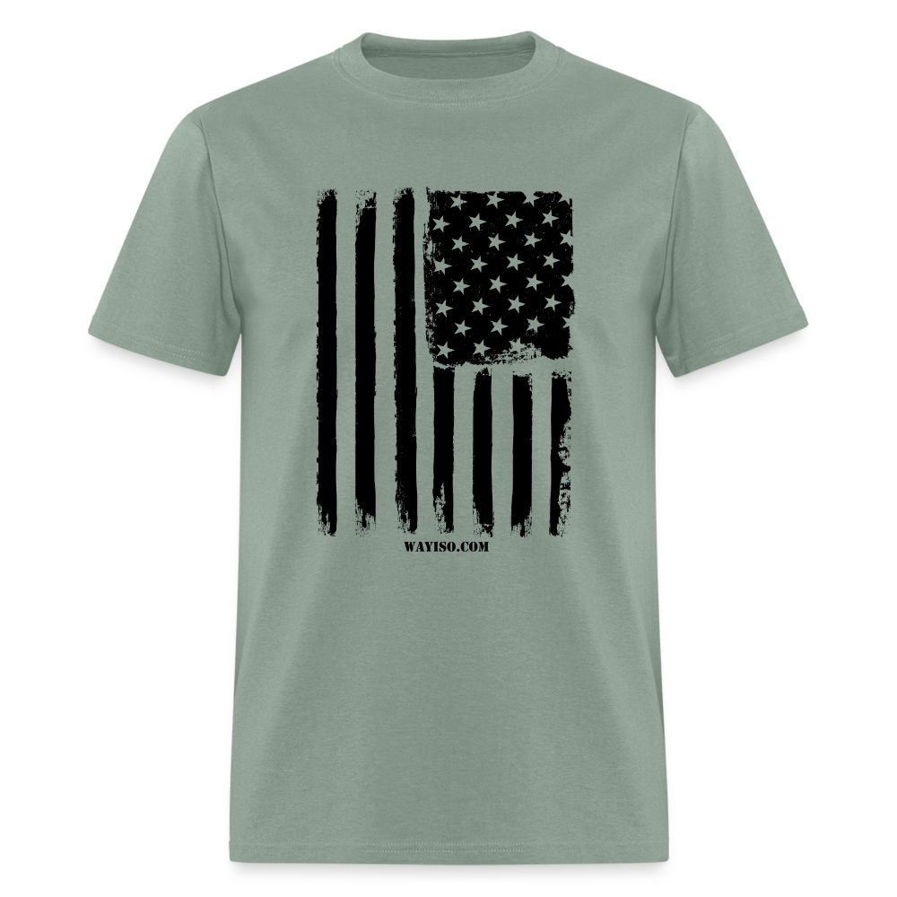 US FLAG - BLACK - sage